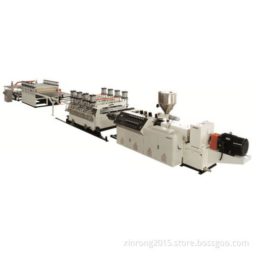 PE, PP, PVC and Wood Plate Extrusion Line